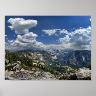 Yosemite Valley and Half Dome from Eagle Peak Poster