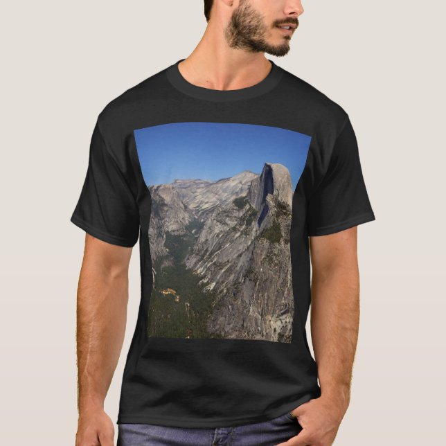 Yosemite Valley And Half Dome From Glacier Point T-Shirt (Front)