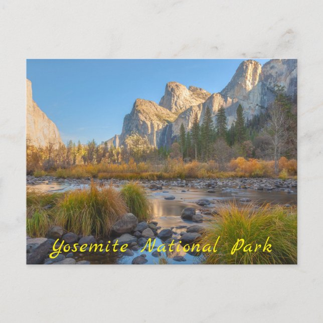 Yosemite Valley at Evening Postcard (Front)