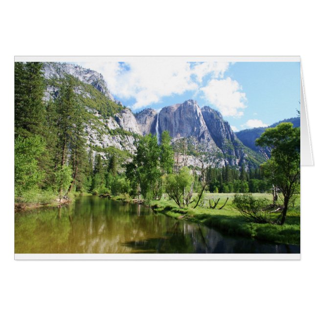 Yosemite Valley blank card (Front Horizontal)