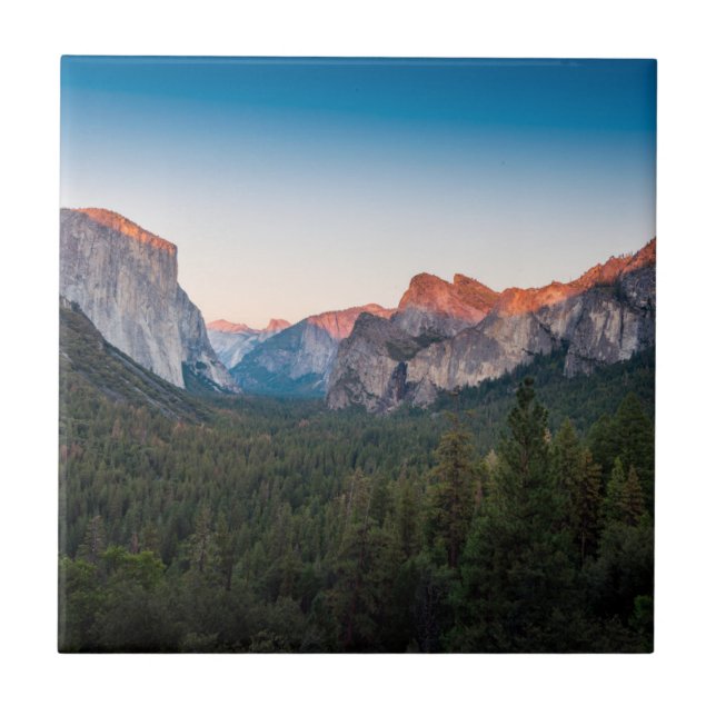 Yosemite Valley, California Ceramic Tile (Front)