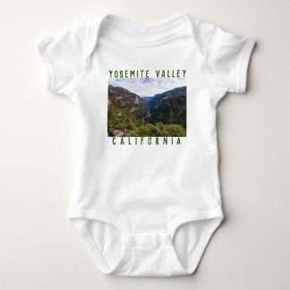 Yosemite Valley California, Yosemite Park Baby Bodysuit