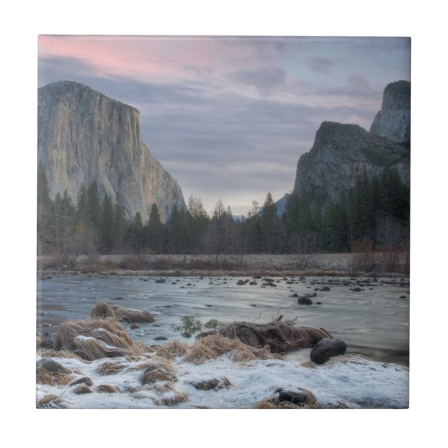 Yosemite Valley Ceramic Tile (Front)