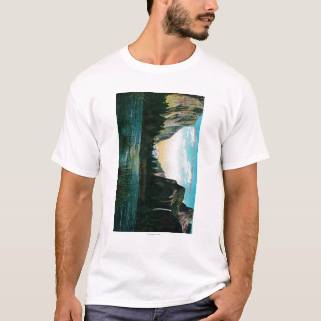 Yosemite Valley from Bridal Veil Meadow T-Shirt (Front)