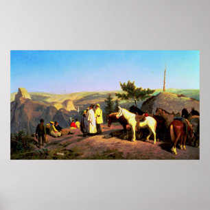 Yosemite Valley from Glacier Point 1874 Poster