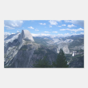 Yosemite Valley from Glacier Point Rectangular Sticker