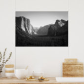 Yosemite Valley from Tunnel View Poster (Kitchen)