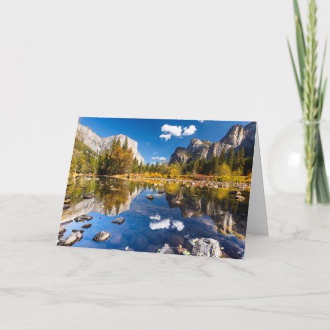 Yosemite Valley in Fall Card (Front)