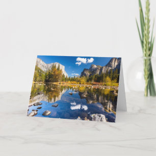 Yosemite Valley in Fall Card