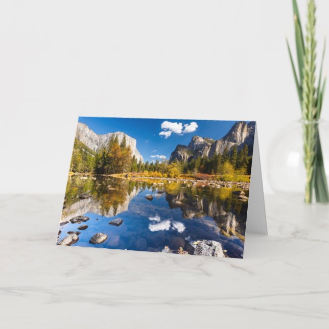 Yosemite Valley in Fall Card (Front)