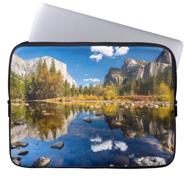 Yosemite Valley in Fall Laptop Sleeve (Front)