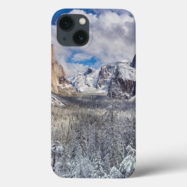 Yosemite Valley in Snow Case-Mate iPhone Case (Back)