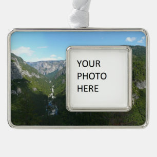 Yosemite Valley in Yosemite National Park Silver Plated Framed Ornament