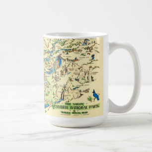 Yosemite Valley Map Mug