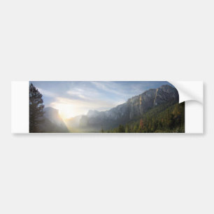 Yosemite Valley Sunrise from Inspiration Point Bumper Sticker