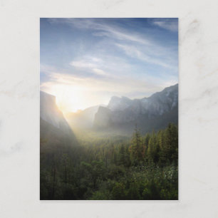 Yosemite Valley Sunrise from Inspiration Point Postcard