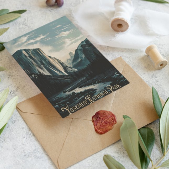 Yosemite Valleys Serene Morning Postcard (Creator Uploaded)