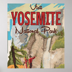 Yosemite Vintage Poster