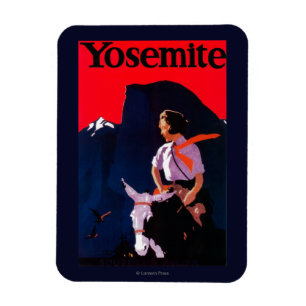 Yosemite Vintage PosterYosemite, CA Magnet