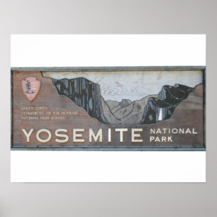 Yosemite Welcome Sign Postcard