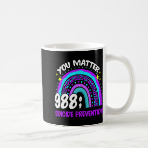 You 988 Suicide Prevention Awareness Leopar Coffee Mug