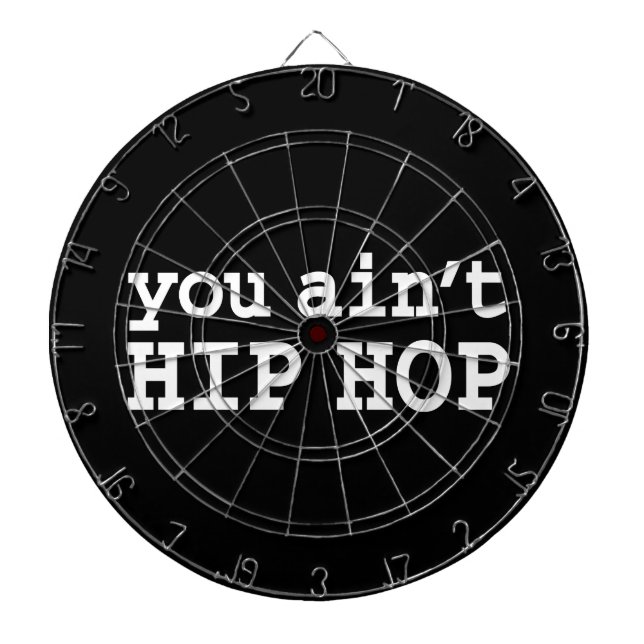 you ain't HIP HOP Dartboard (Front)