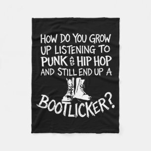 You And How Grow Up Listening Punk Fleece Blanket