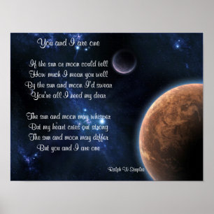 You and I are one Poster