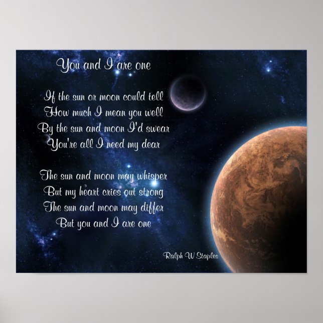 You and I are one Poster (Front)