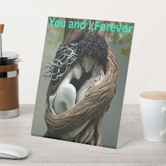 You and I Forever Pedestal Sign
