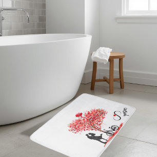 You and Me, and Cupid Bath Mat