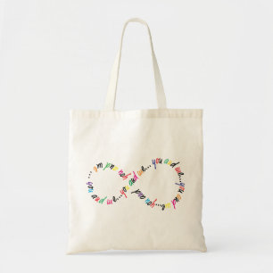 You and Me Infinity Budget Tote Bag