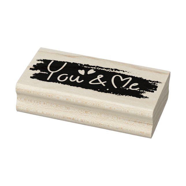 You and Me Rubber Stamp (Stamp)