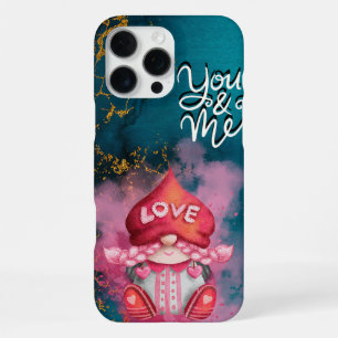 You and me valentines day gnome iPhone 16 pro max case