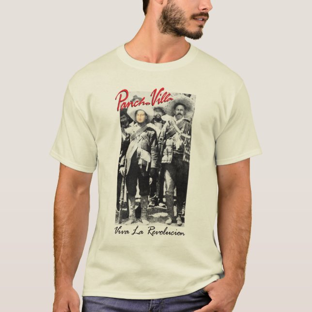 You and Pancho Villa Customisable w/ your Photo T-Shirt (Front)