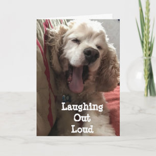 YOU ARE***70*** LAUGHING OUT LOUD CARD