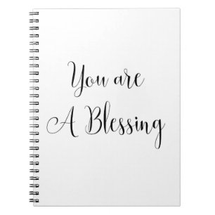 You are a Blessing, Inspiring Message Notebook