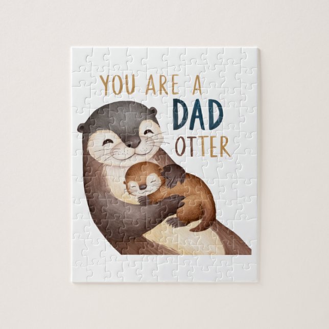 You Are A Dad Otter Jigsaw Puzzle (Vertical)