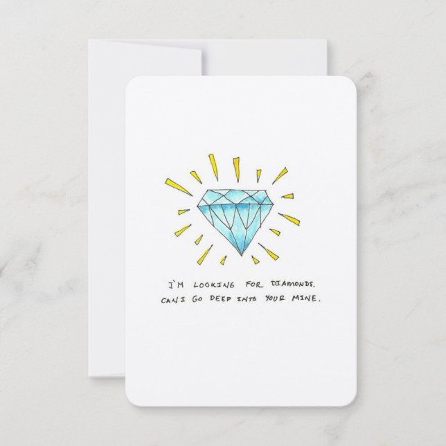 You are a gem thank you card (Front)