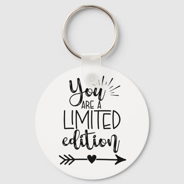 you are a limited edition milestone birthday  card key ring (Front)