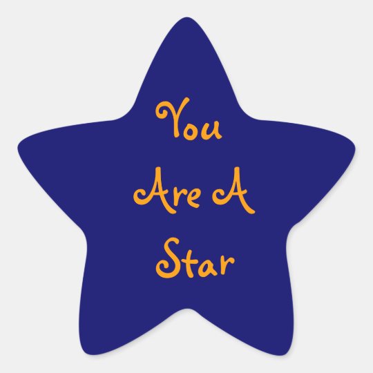 you are a star reward sticker zazzlecomau