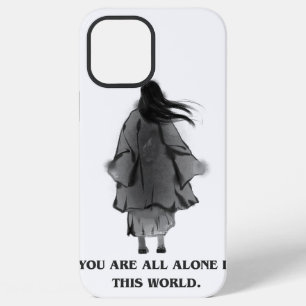 "You Are All Alone" Dark Anime Aesthetic Phone iPhone 12 Pro Max Case