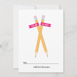 You are All Write Valentine day Card