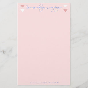 You are always in our Prayers  Stationery