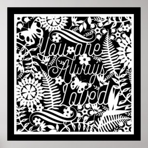You are Always Loved Paper Cut Style Poster