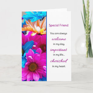 You are always welcome...Friendship Card
