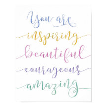 You Are Amazing Art Print