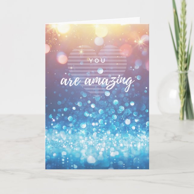you are amazing card (Front)