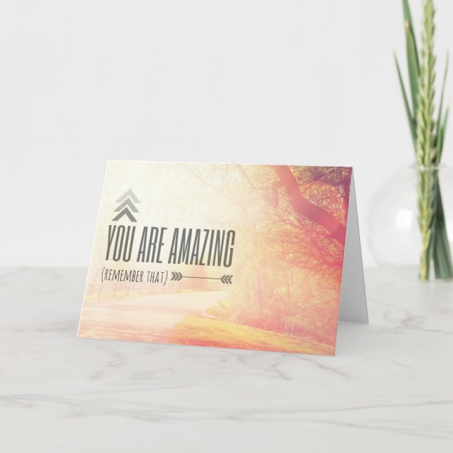 You Are Amazing Card (Front)