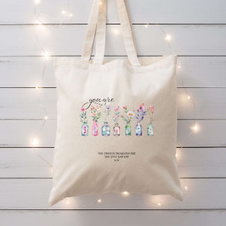 You Are Amazing Faith Sunday School Custom Bible Tote Bag